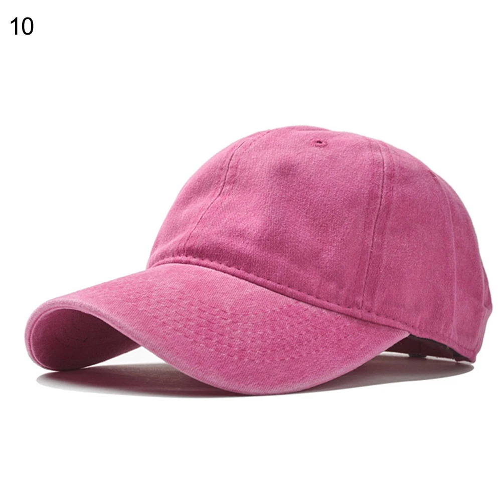 

Fashion Solid Color Hip Hop Hat Unisex Adjustable Baseball Cap Sports Snapback