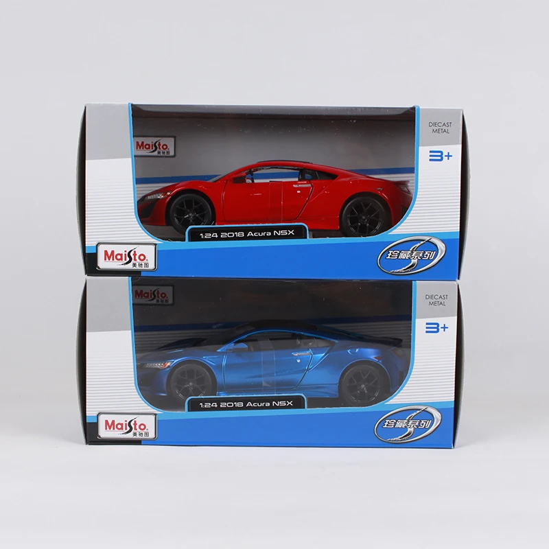 Maisto 1:24 2018 ACURA NSX автомобиль литье под давлением Новое поступление Модель