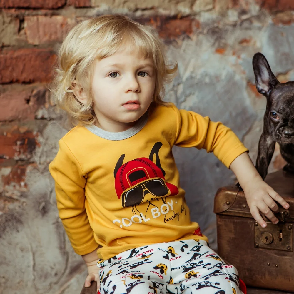 Кофта Lucky Child арт. 44 13 (Крутой парень) [сделано в России доставка от 2 х