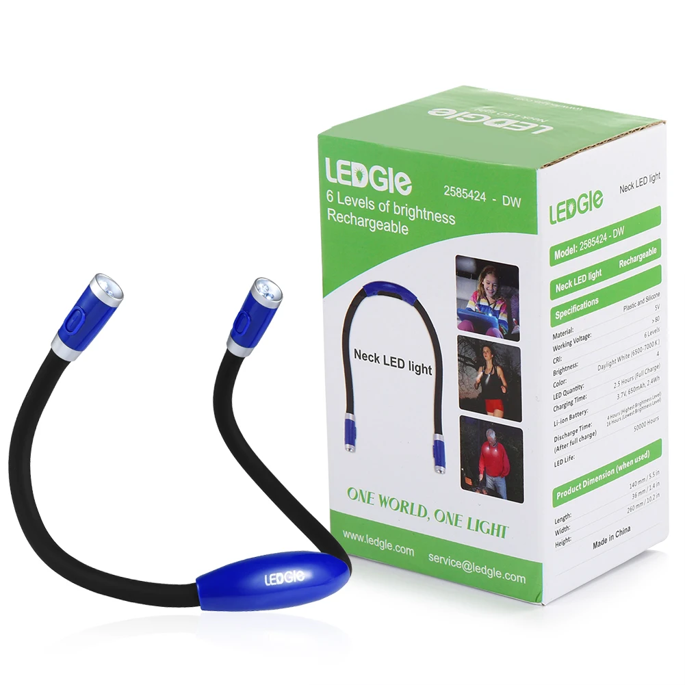 Ledgle Высокое качество Новинка светодиодный ночник фонарик гибкий Handsfree светодиодный Средства ухода за кожей шеи Hug свет книга настольная лампа Hug свет