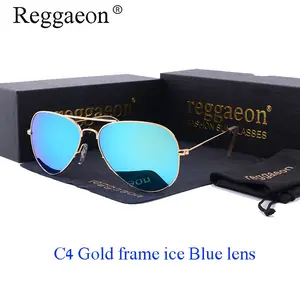 Reggaeon брендовые солнцезащитные очки в классическом стиле стекла солнцезащитных очков Для мужчин wo Для мужчин стекло объектива с антибликовым покрытием горячей солнцезащитные очки суперзвезды вождения 3025 UV400 58 мм