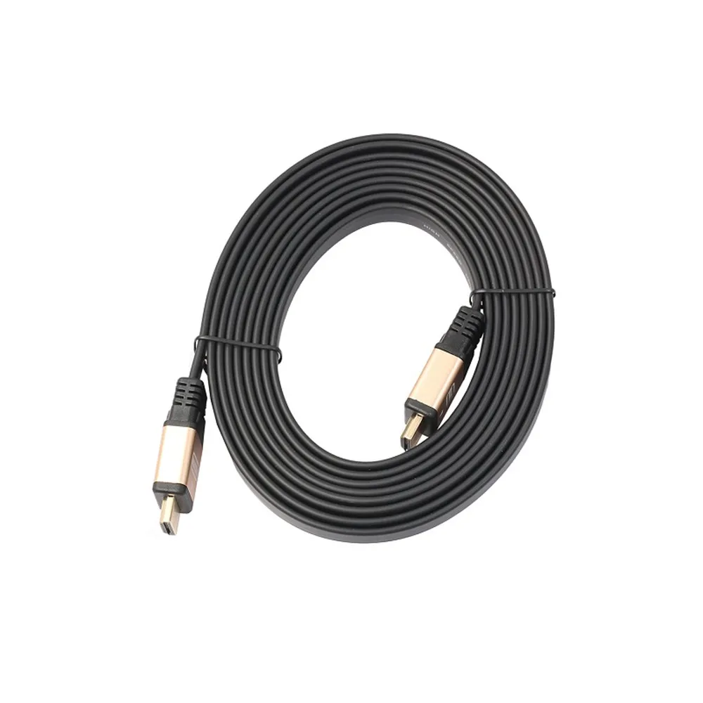 HDMI плоский кабель 2 0 4K высокоскоростной 18 Гбит/с разъем Ethernet Поддержка аудио