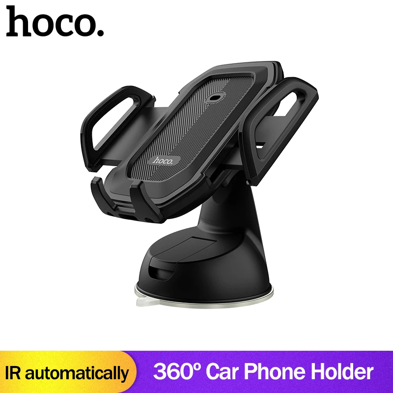 HOCO infrared automatically open Air Outlet Car Phone Holder Support Rotation Dashboard 360Rotation Cell Phones Stand for iphone | Мобильные