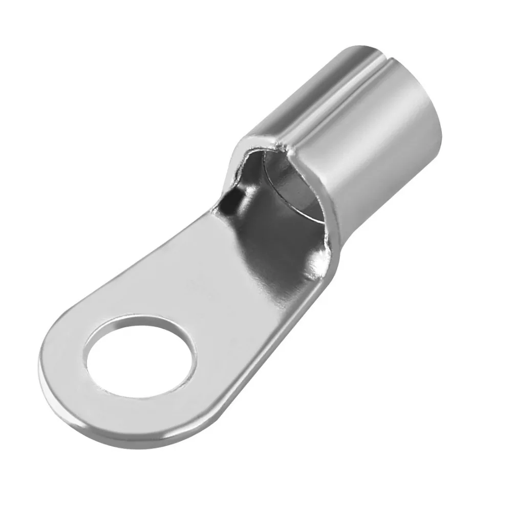 Uxcell AWG6 провод RNB14-6 Электрический медный кабель трубный наконечник неизолированный клеммный разъем подходит 10-16 мм провод 15 шт./партия