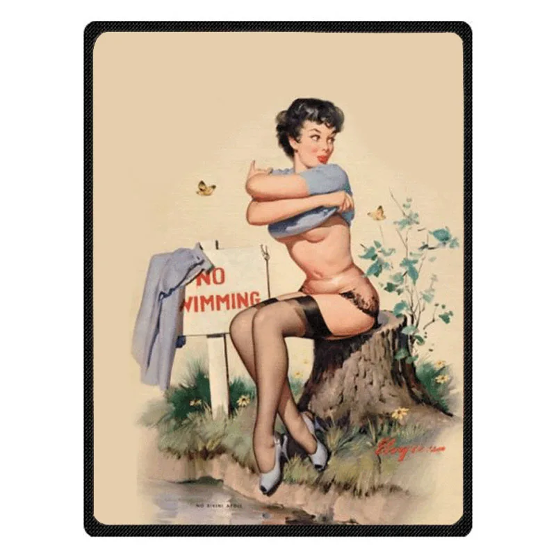 Женское теплое Флисовое одеяло Pin Up 150x125 см супермягкая фланелевая Манта для