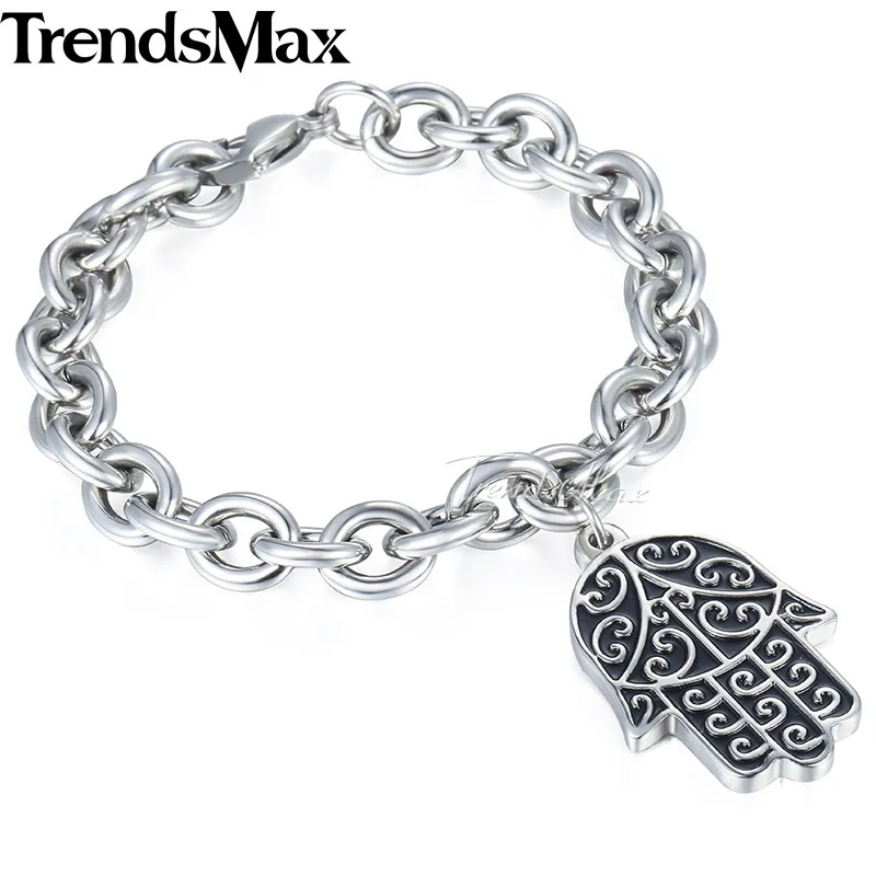 Мужской браслет из нержавеющей стали с ручной цепочкой 9 5 мм KKB595 2018|bracelet chain|men