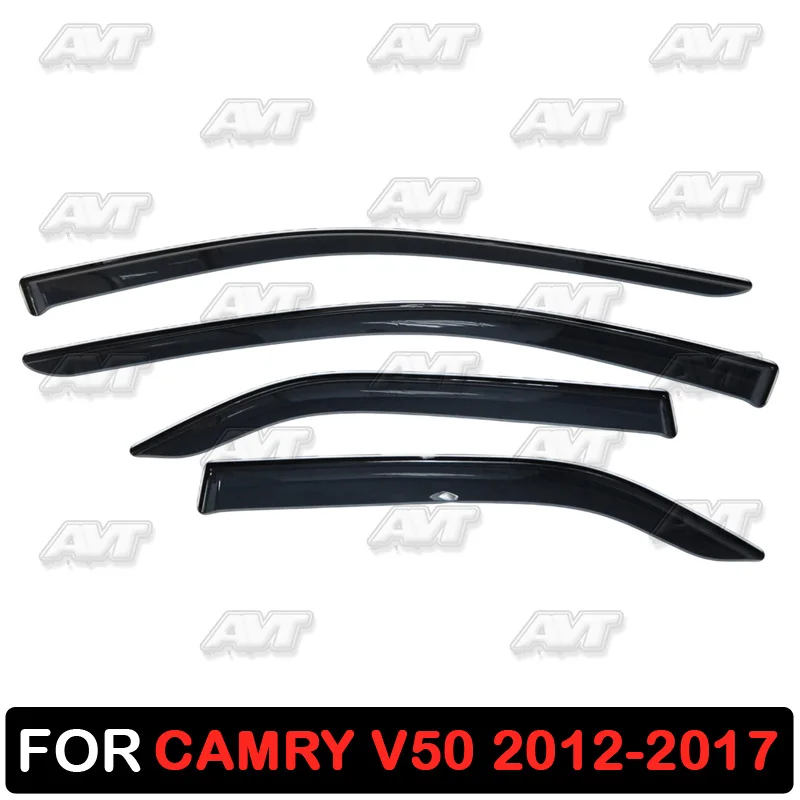 Дефлекторы для окон Toyota Camry V50 2012-2018 1 комплект-4 шт. защита от ветра и стайлинга