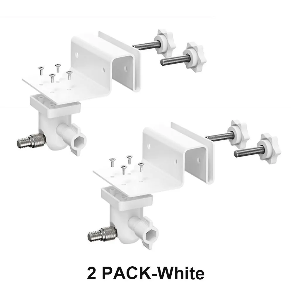 2 Pack White Arlo кронштейн с выемкой камеры кронштейн для Arlo Pro 2/Ultra/HD/Pro наружная камера видеонаблюдения монтажные кронштейны регулируемые - Цвет: 2 Pack White