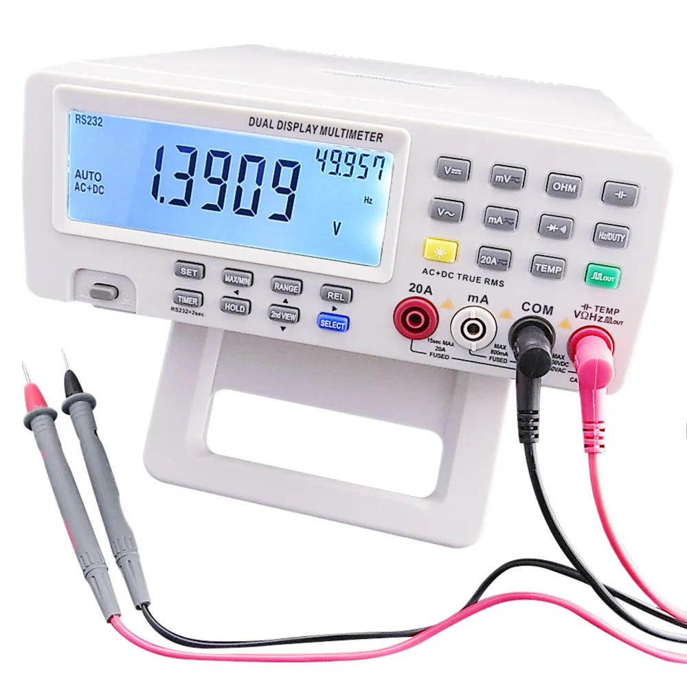 VICHY VC8145 DMM Digital Bench Top Multimeter Temperature Meter Tester PC Analog 80 000 counts Bar Graph w/ 23 segments | Инструменты