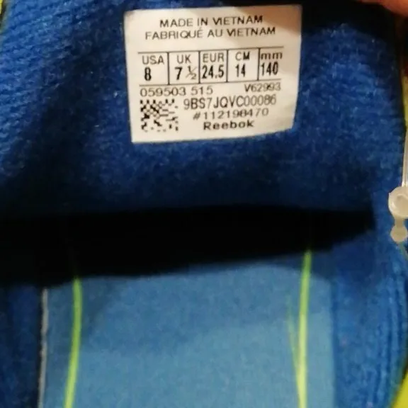 REEBOK Luxury Brand Kids Baby Sport 