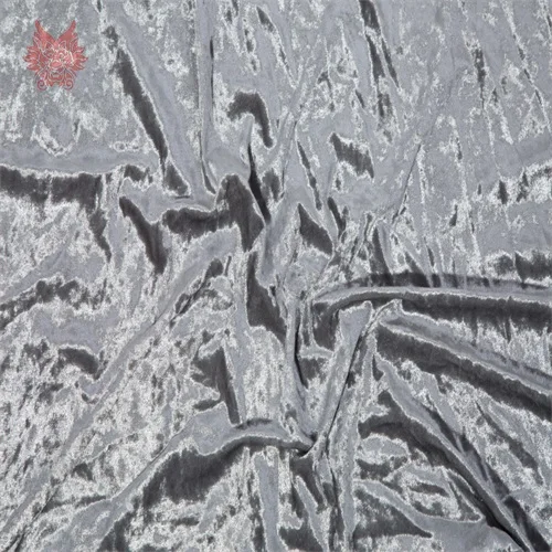 Light grey Корейский стиль, разноцветная однотонная велюровая ткань, бархатная эластичная ткань, трикотажная одежда для зимнего и осеннего платья, tissu stoffen SP5627 - Цвет: Light grey