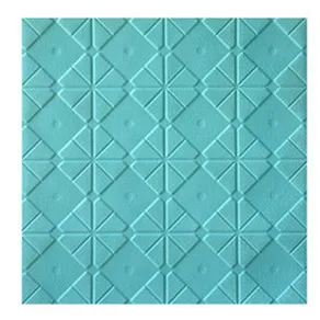 2x 3D квадратная Настенная Наклейка с рисунком, покрытие, Декор, ремонт 700x700x5 мм, экологичный пенопласт из полиэтилена, водонепроницаемый, белый, розовый - Цвет: same like the pic