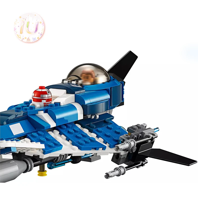 Legoings 75087 Звездные серии Аникин на заказ Звездный истребитель джедай Строительные