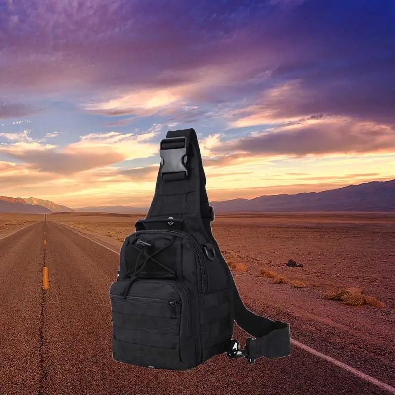 Тактическая Сумка слинг военная армейская сумка на плечо ранец рюкзак для улицы