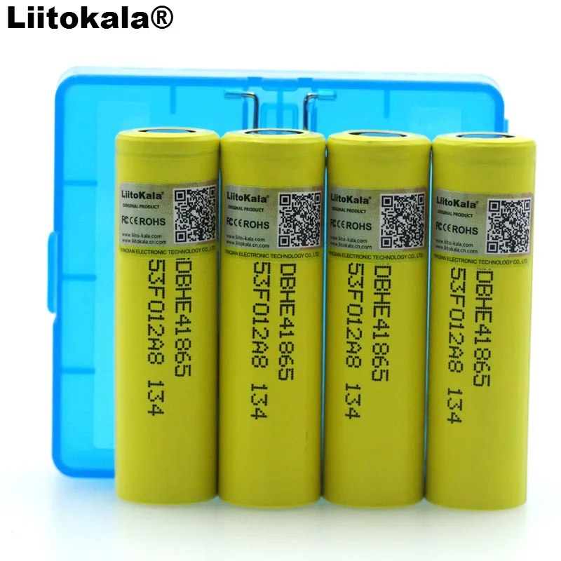 Liitokala новый оригинальный 3 7 В 18650 2500 мАч литий ионный аккумулятор HE4 20A разряда