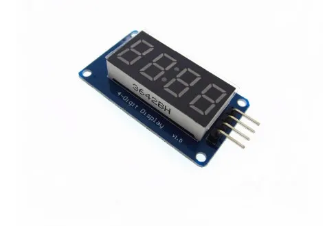 

HAILANGNIAO 5PCS 4 Bits Digital Tube LED Display Module With Clock Display TM1637
