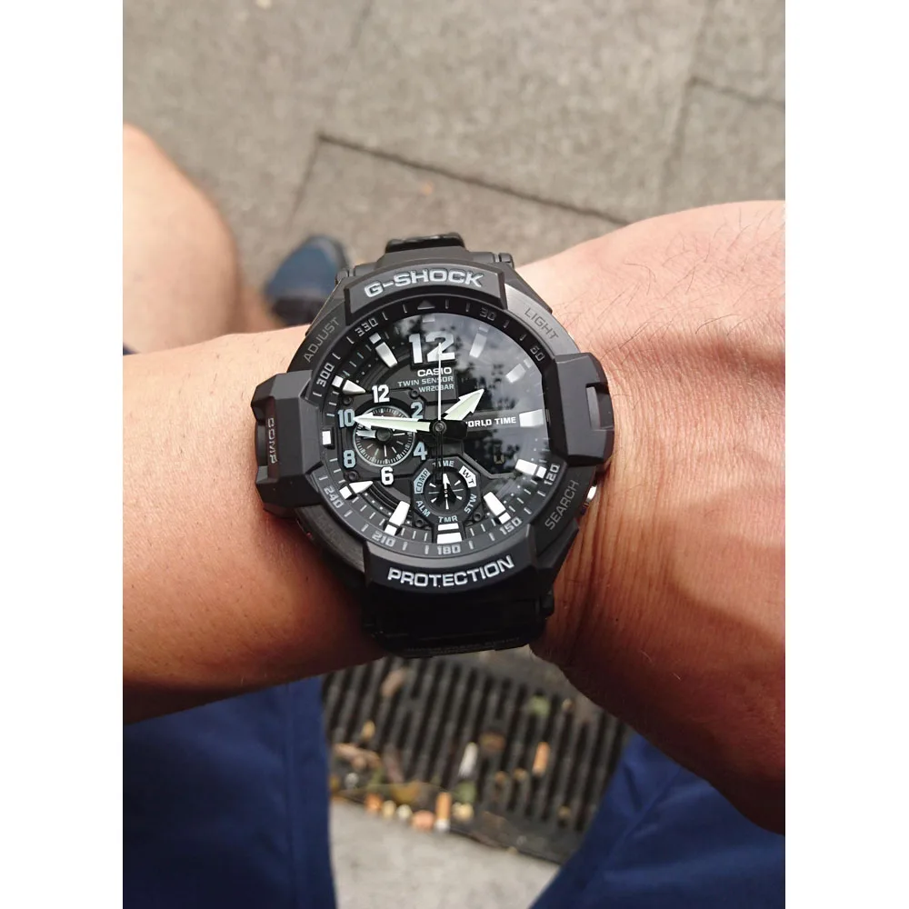 Quartz Wristwatches Casio for mens GA-1100-1A Watches Mans Watch Wristwatch Wrist men G-Shock | Наручные часы