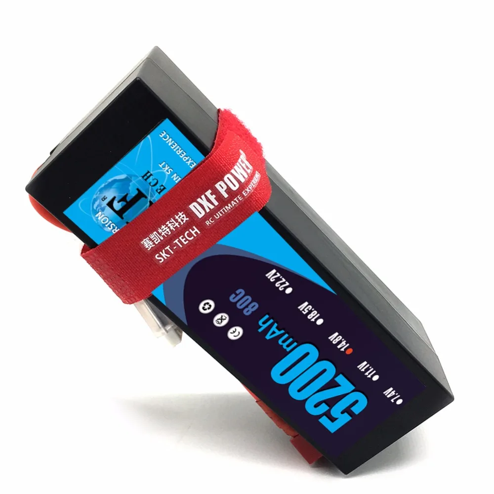 Аккумулятор DXF Lipo 4s 14 8 в 5200 мАч 80C MAX 160C Жесткий Чехол для 1:8 1:10 радиоуправляемого