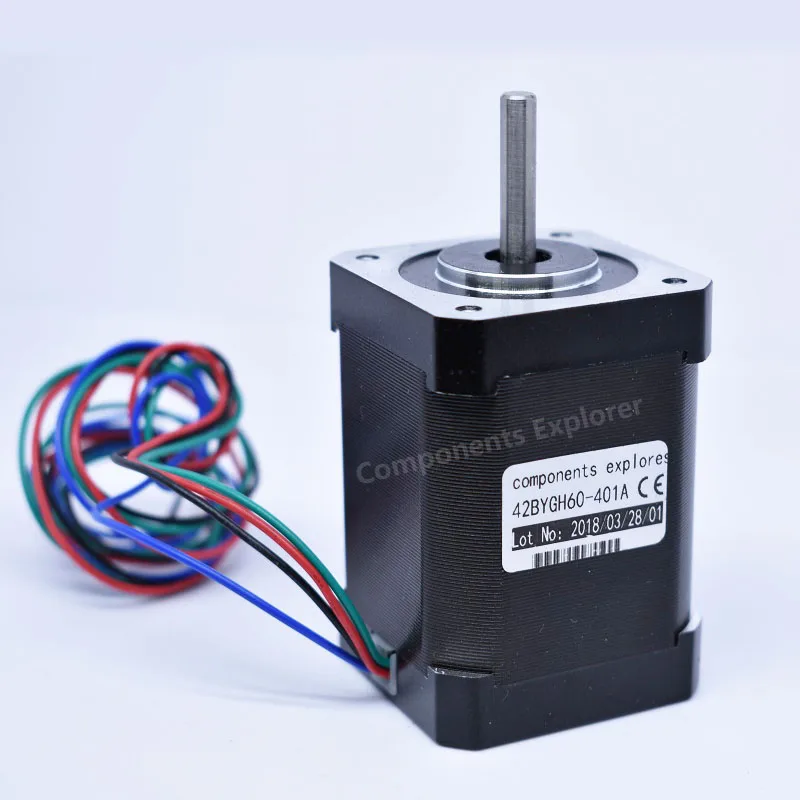 Шаговые двигатели Nema17 42BYGH60 401A удерживающий момент 0 7 нм длина 60 мм диаметр вала 5