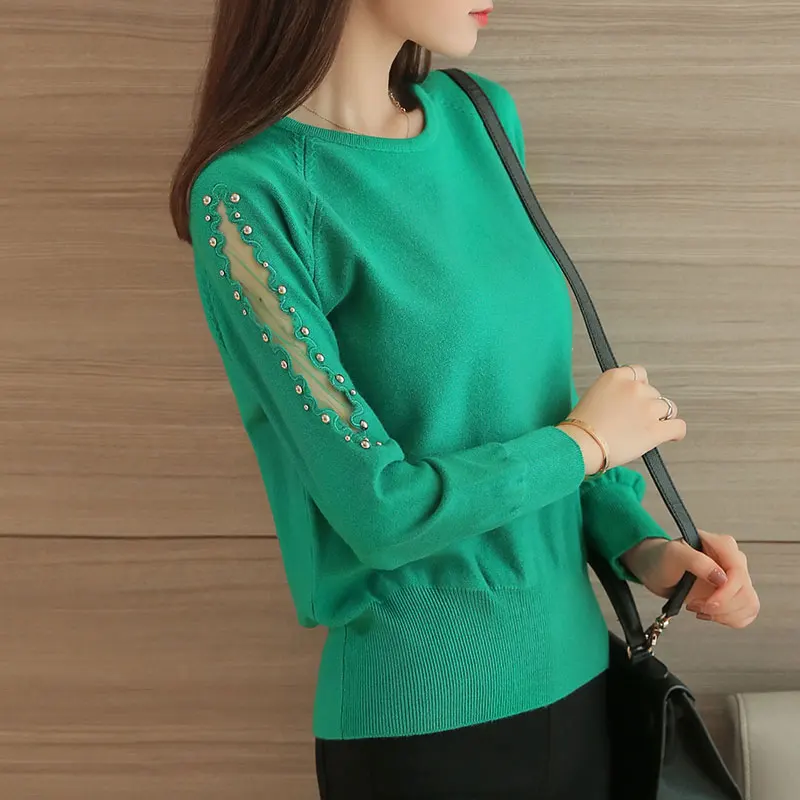 2017 Autumn Women Sweaters and Pullovers Knitting Pullover Fashion Lace Up Winter Sweater Tops Casual Jumper Pull Femme | Женская одежда