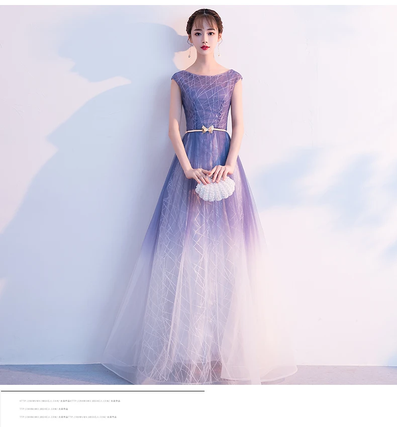 Мусульманские Вечерние платья а-силуэта Длинные вечерние для официальной