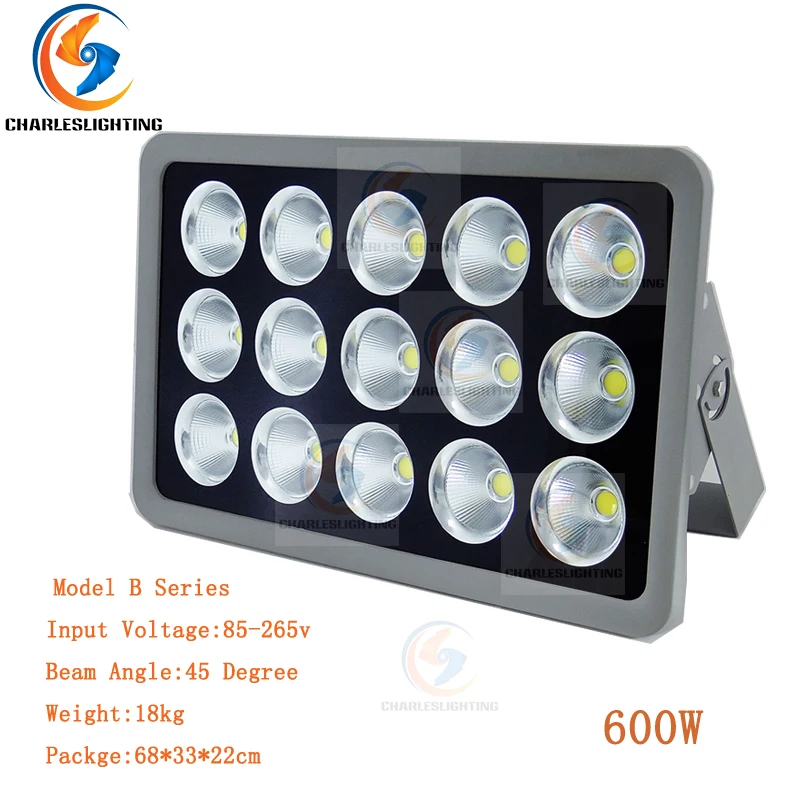 Светодиодный прожектор CHARLESLIGHTING 3 года гарантии 600 Вт теплый/холодный