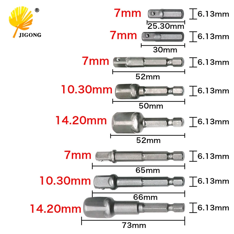 8 шт. Набор бит для дрели из хромованадиевой стали|extension drill|adapter drillbit adapter |