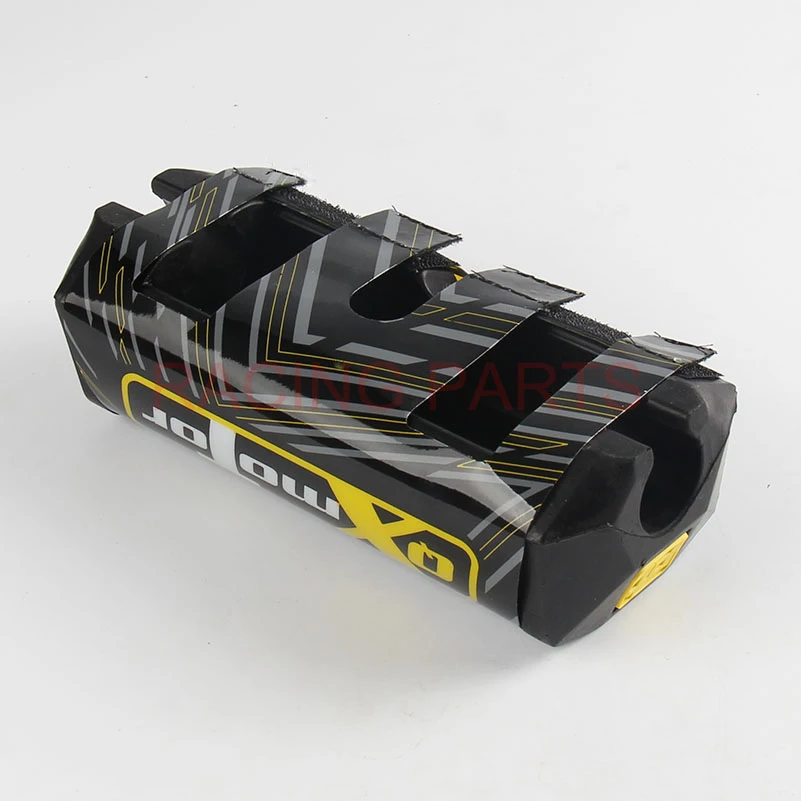 

Black Motorcycle 1 1/8" Handlebar Fat Bar QX logo Pad Slider Grip For CRF RMZ YZF ATV Dirt Pit Bike MX Motocross Enduro SM