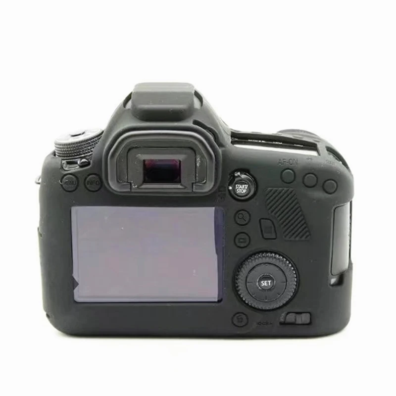 Мягкий силиконовый чехол для камеры защитный canon eos 6d резиновая крышка открывания