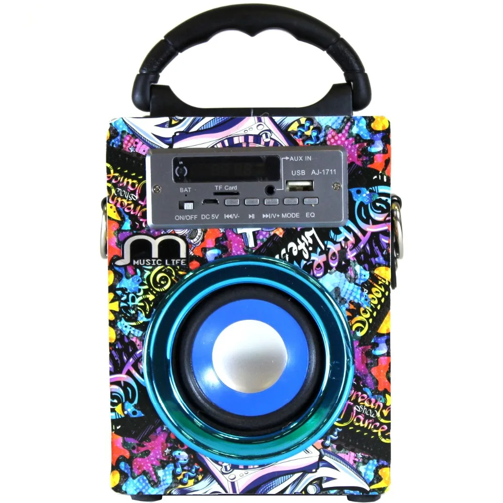 Портативный Bluetooth динамик беспроводной fm-радио USB перезаряжаемая TF карта с