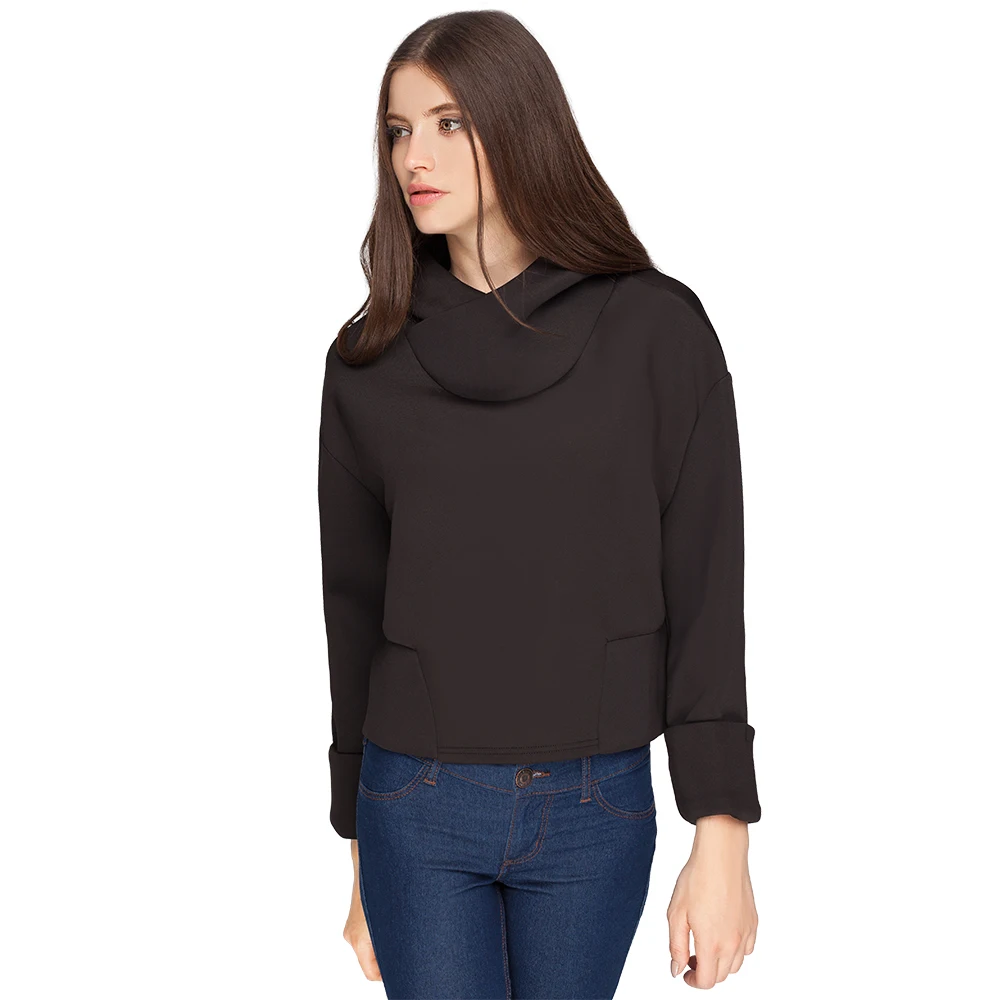 Gloria Jeans Свитшот с объемным капюшоном и карманами GAC005999|hoodie hoody|female hoodiessweatshirt hoodie |