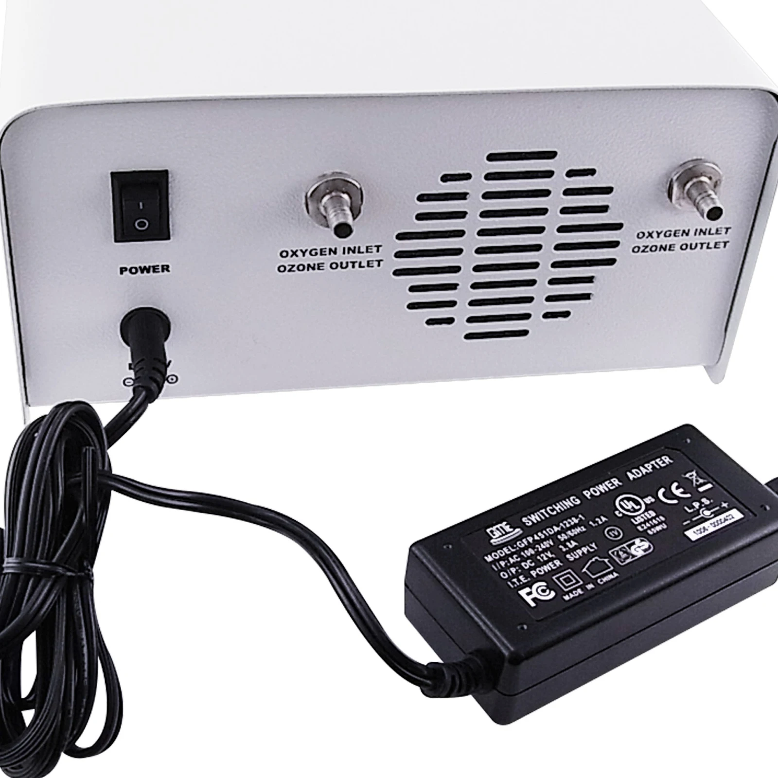 

110V-240V Industrial Ozonizer Ozone Generator 1250mg/h Water Tank Purifier