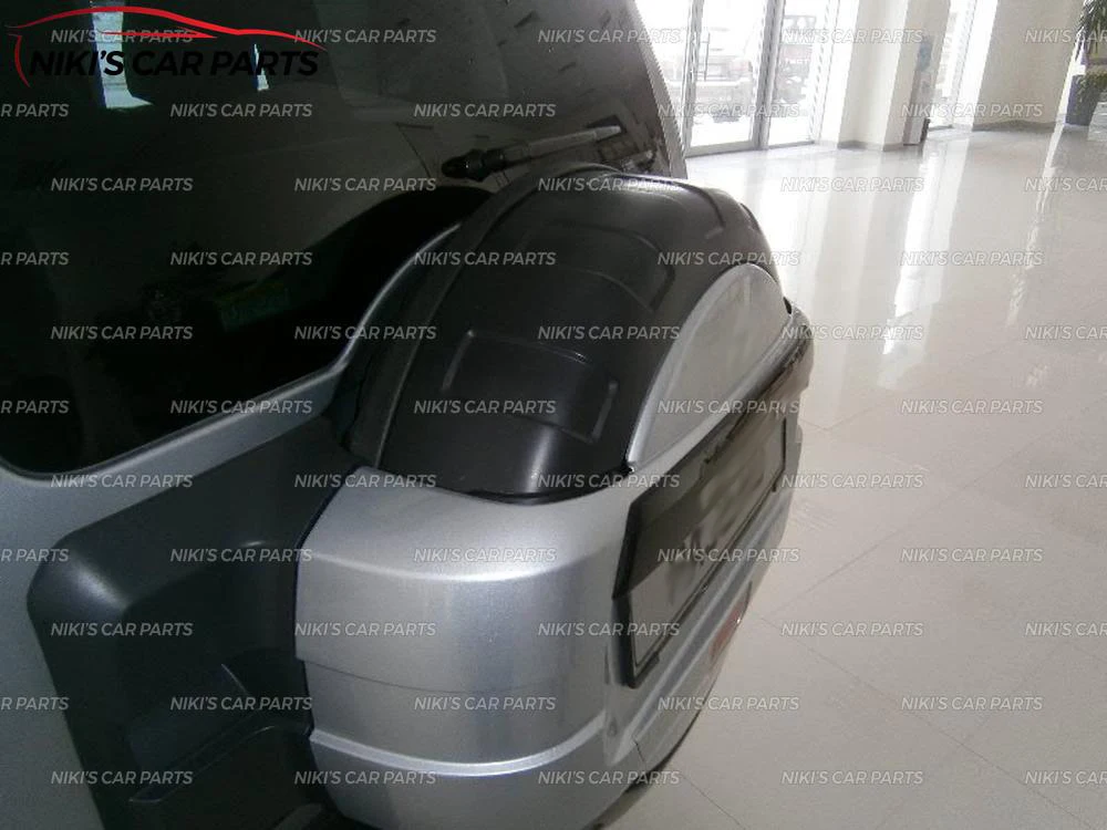 Protective cover for Mitsubishi Pajero IV 2006- on spare wheel ABS plastic box body kit decoration car styling tuning