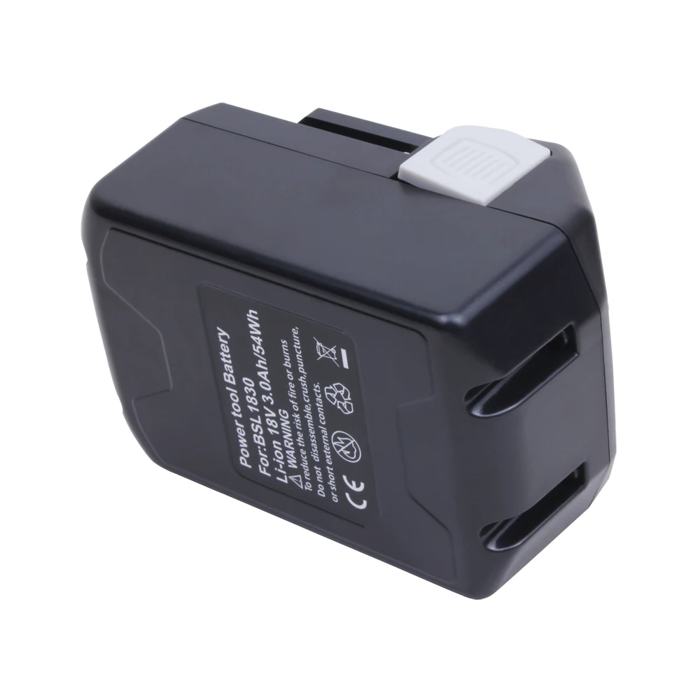 VANON для Hitachi 18V 4000mAh литий ионная аккумуляторная батарея литиевая HITACHI BSL1830 черный