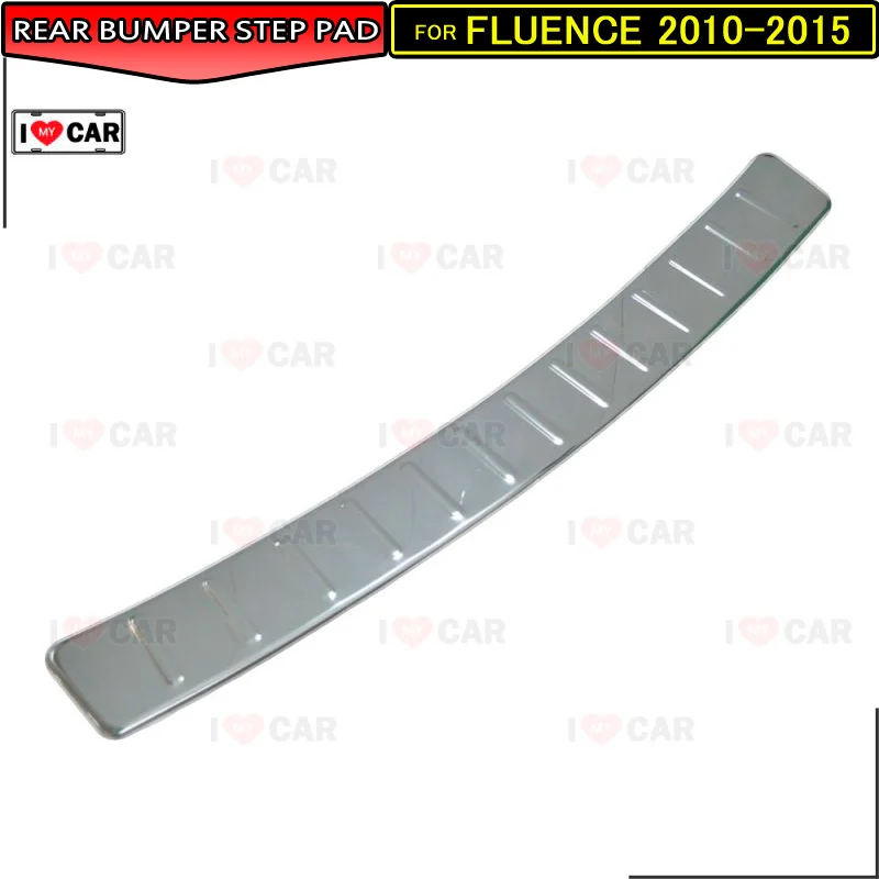 Защитная накладка на задний бампер для Renault Fluence 2010-2015 защитные накладки наклейки