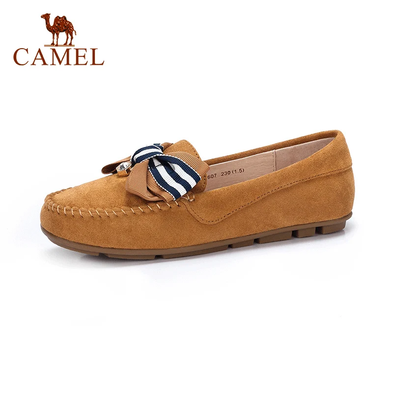 CAMEL/новые весенние женские тонкие туфли на плоской подошве Женские повседневные