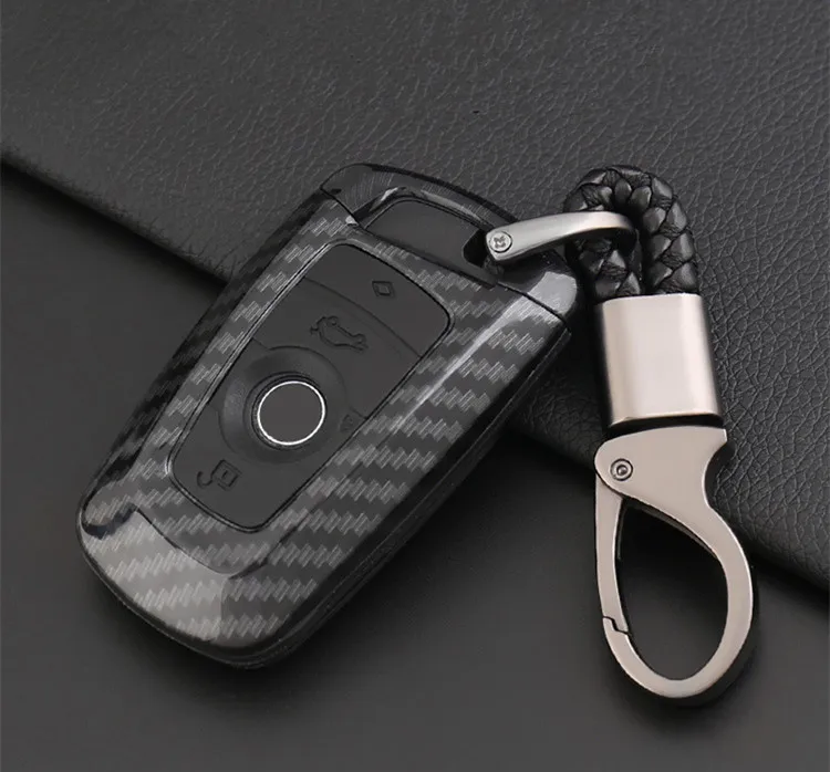 Углеродное волокно Автомобильный Брелок дистанционного управления с ключом