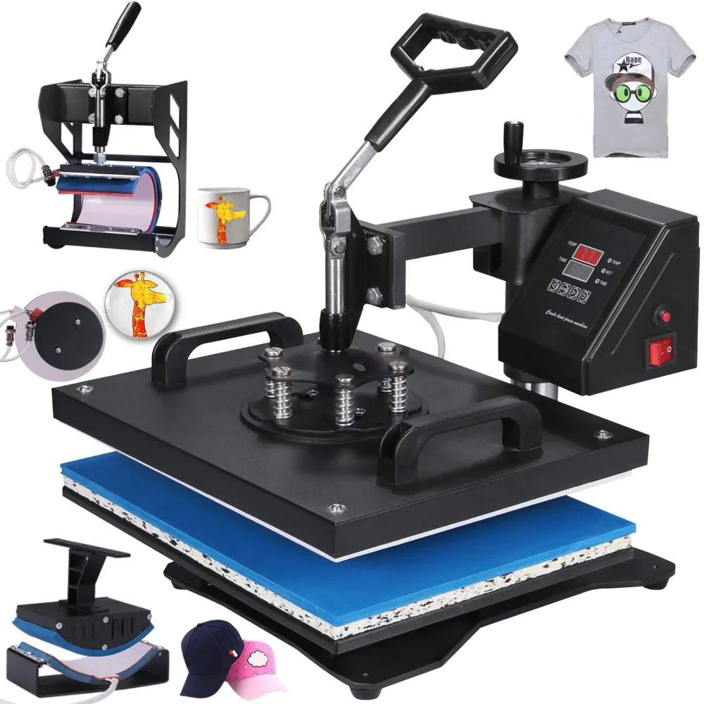 

5 in 1 heat press machine mug plate digital printing machine