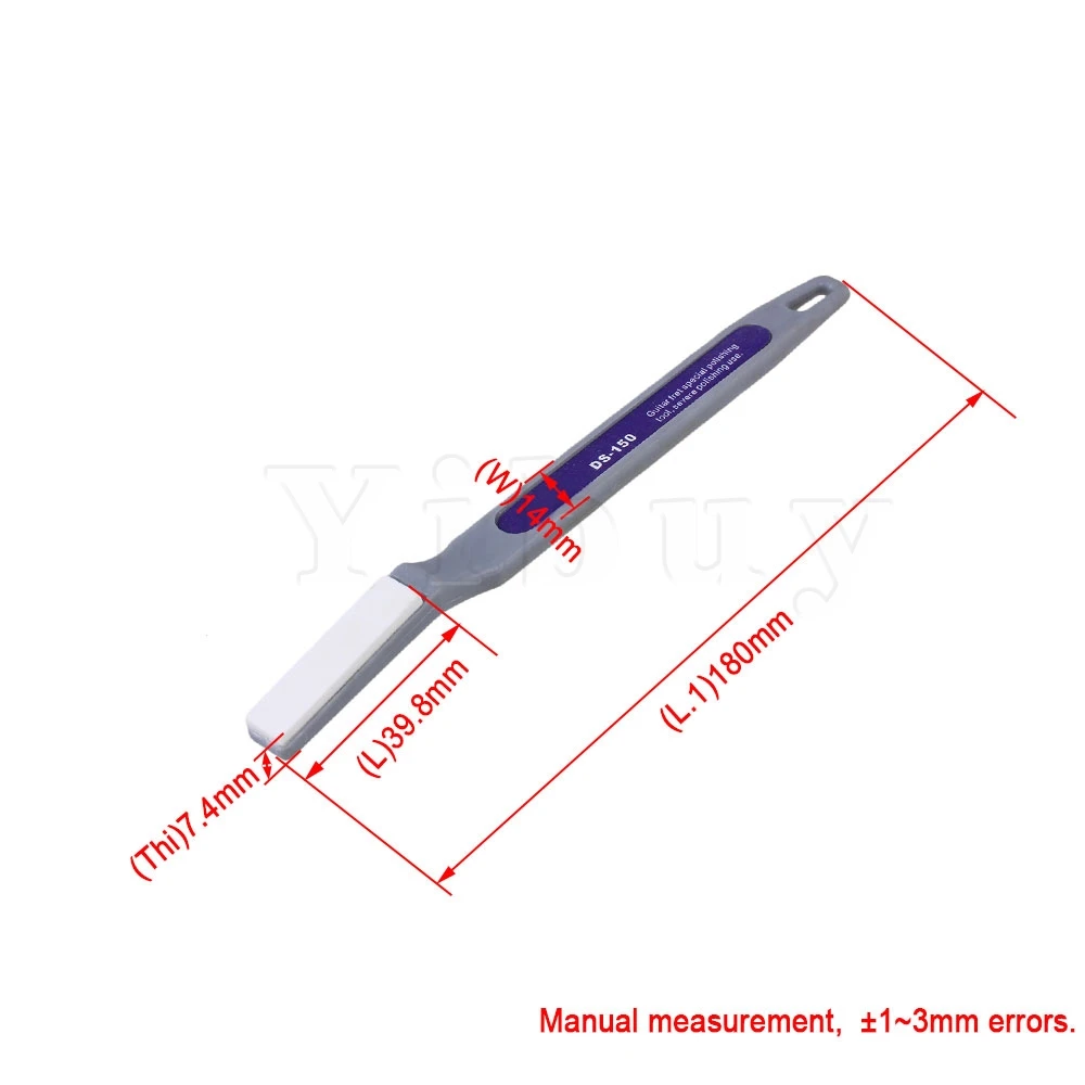 Yibuy фиолетовый пластиковый акустический гитар 150 # Fret Crowning Dressing File Stick|Детали и