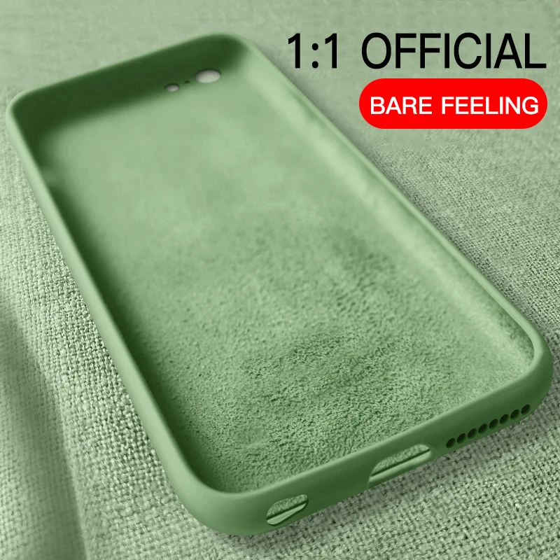 Роскошный чехол OLAF из жидкого силикона для Apple iPhone XS Max XR X 8 Plus простой силиконовый