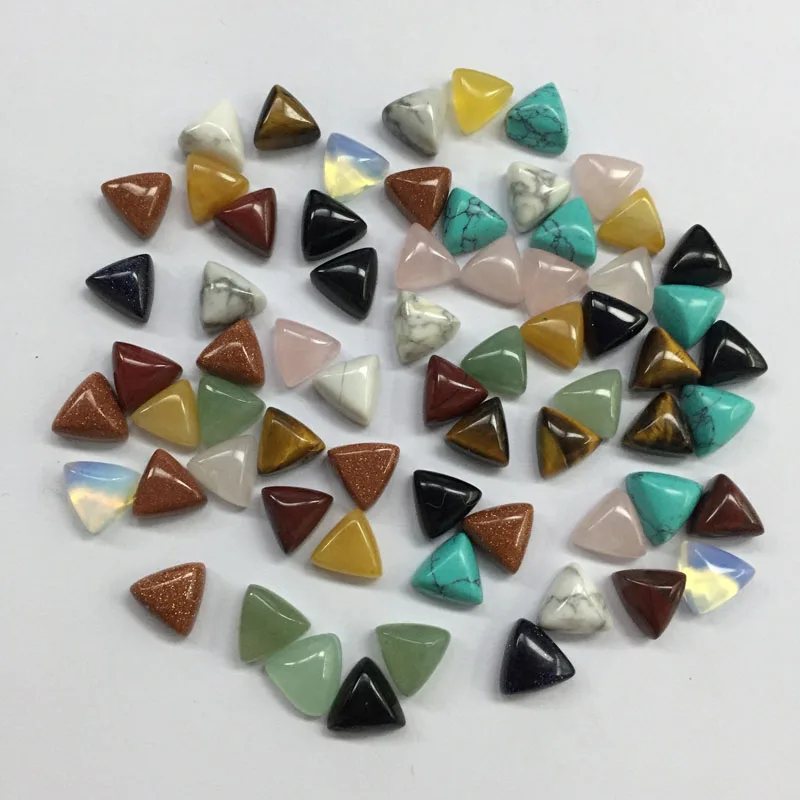 Crystal stone Diy craft supplies mixed color natural ring loose beads Good Quality 10Pcs/lot | Дом и сад