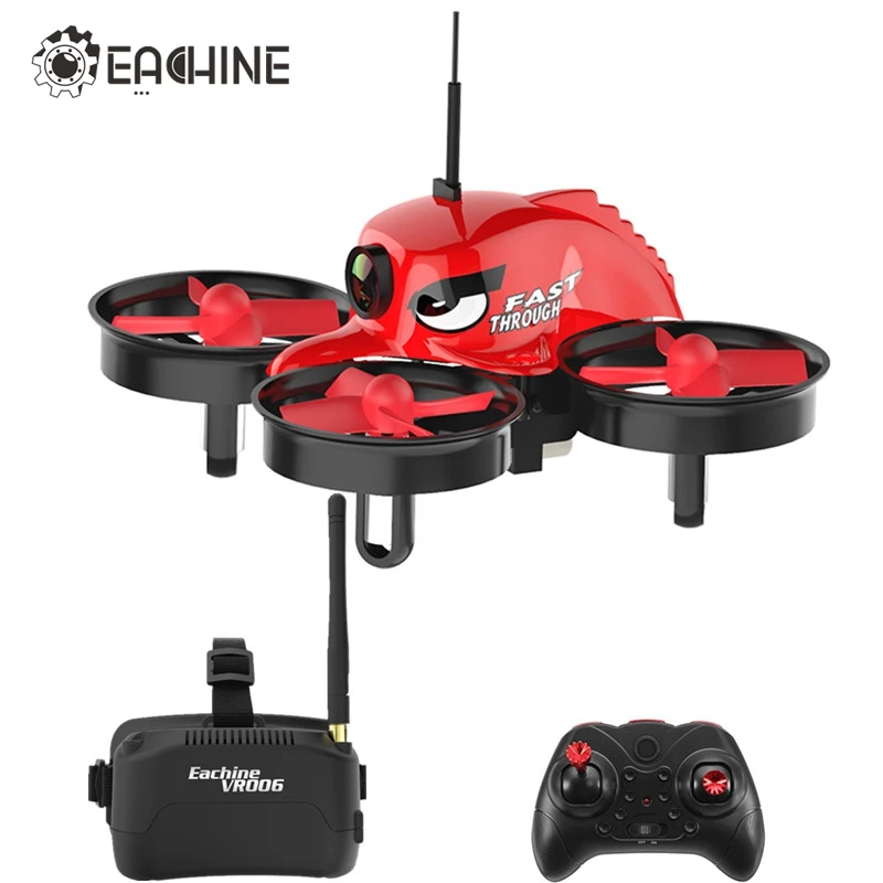 Радиоуправляемый гоночный Квадрокоптер Eachine E013 с микро FPV и камерой 5 8 ГГц 1000TVL на