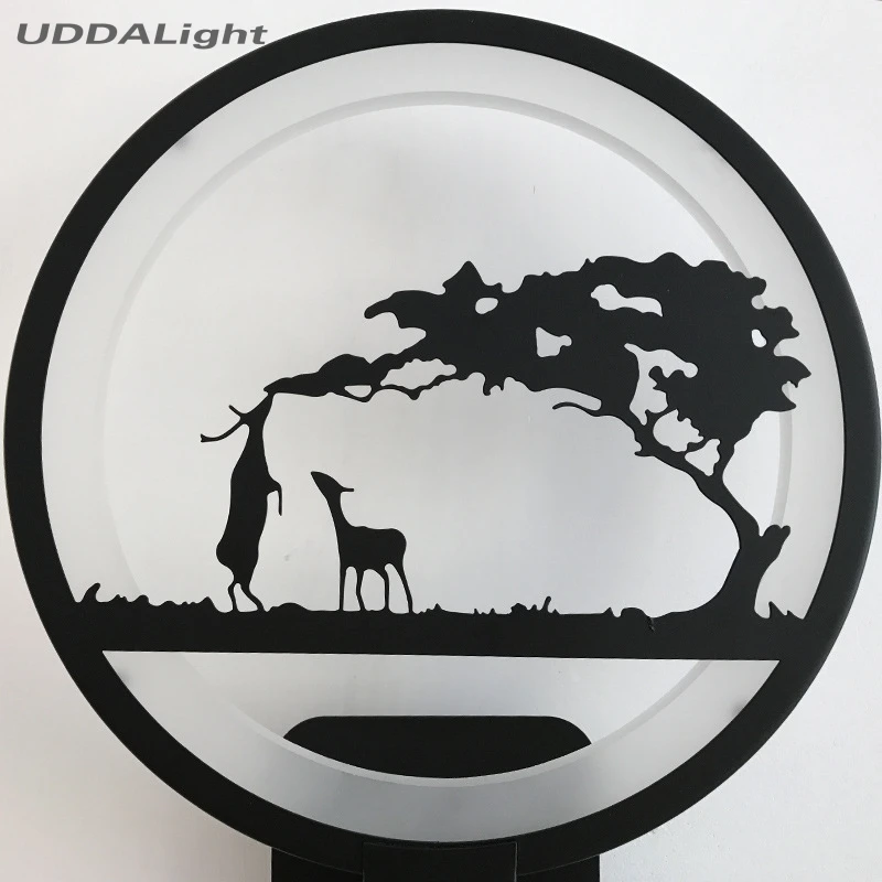 Настенный светильник 12 Вт черный акриловый настенный для спальни|led wall light|wall lightled