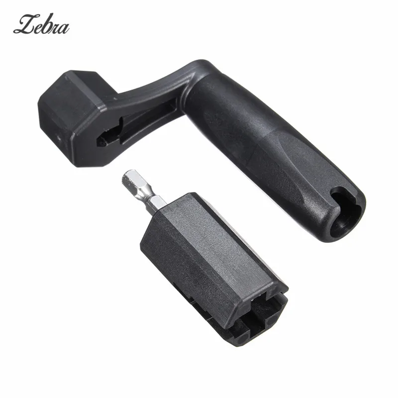 Zebra Acoustic Electric Bass Guitar Peg String Winder Head Tools Bridge Pin Puller Drill Hexagonal Remover Accessories | Спорт и