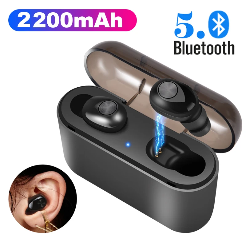 BL1 Bluetooth 5 0 Беспроводной наушники вкладыши TWS с спортивные гарнитуры громкой связи