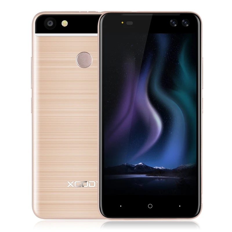 Gold XGODY D28 3g Dual Sim смартфон 5,5 дюймов Android 7,0 мобильный телефон MTK6580 четырехъядерный 1 Гб 16 Гб мобильный телефон 2500 мАч gps 5 Мп мобильный телефон - Цвет: Gold