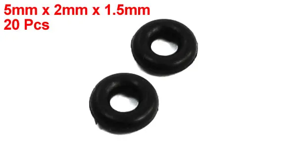 A x20 1.5mmx2mmx5mm Uxcell 20 шт. 1,5 мм 1,8 мм толщина черного каучука уплотнительные кольца Прокладки Шайбы Id 2 мм 3 мм 4 мм 5 мм 6 мм 7 мм 8 мм 9 мм 10 мм 11 мм - Цвет: A x20 1.5mmx2mmx5mm