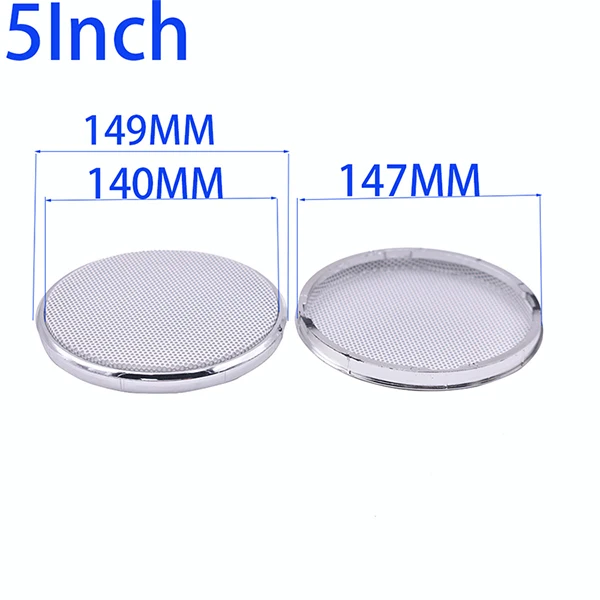 5Inch Tenghong 2 шт. 2 3 4 5 6,5 дюймов динамик сетчатая крышка корпус динамик s пластиковая рамка проволочные решетки аксессуары для динамиков ремонт - Цвет: 5Inch