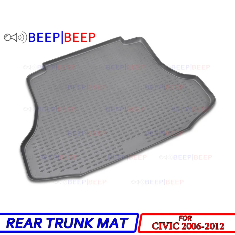 Подкладка для багажника автомобиля Honda Civic 2006-2012 коврик напольный задний