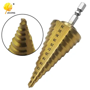 Сверло ступенчатое из быстрорежущей стали, 6-35 мм